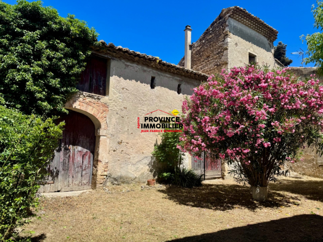 Maison en pierre à rénover avec jardin et dépendances