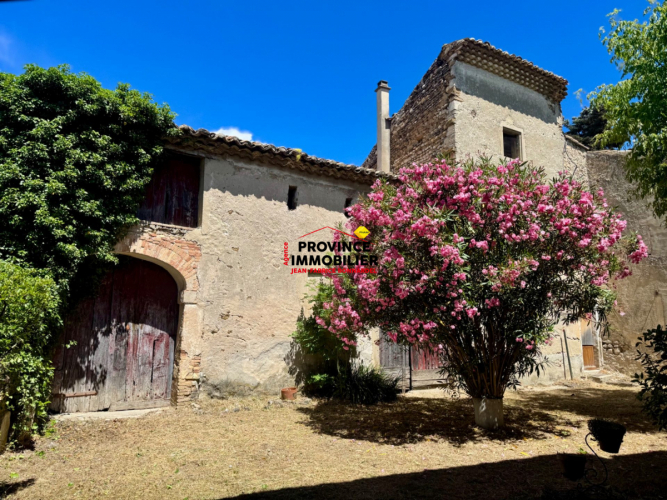 Maison en pierre à rénover avec jardin et dépendances