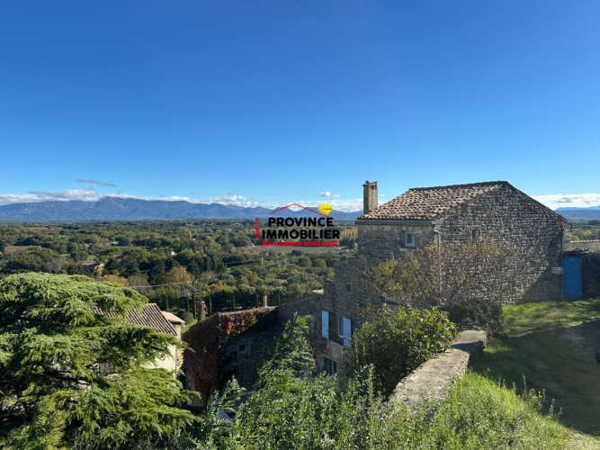 Maison de charme avec vue époustoufflante