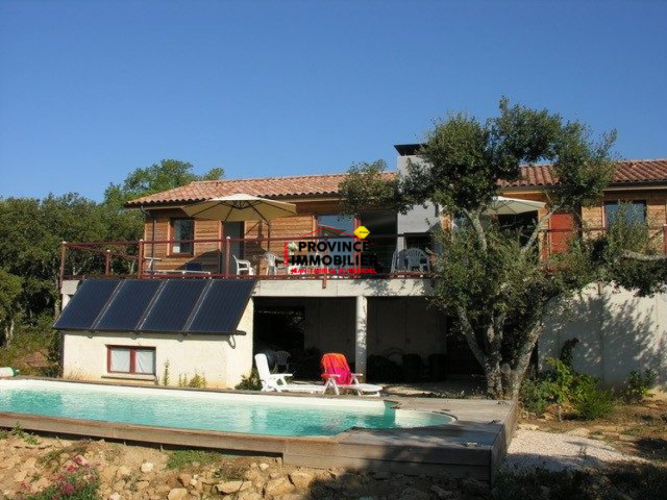 Très belle villa en ossature bois avec Vue magnifique sur le Mont Ventoux