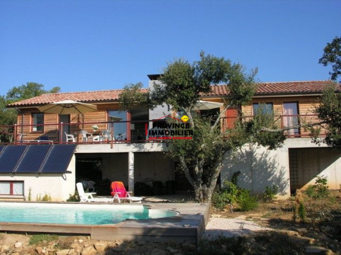 Très belle villa en ossature bois avec Vue magnifique sur le Mont Ventoux