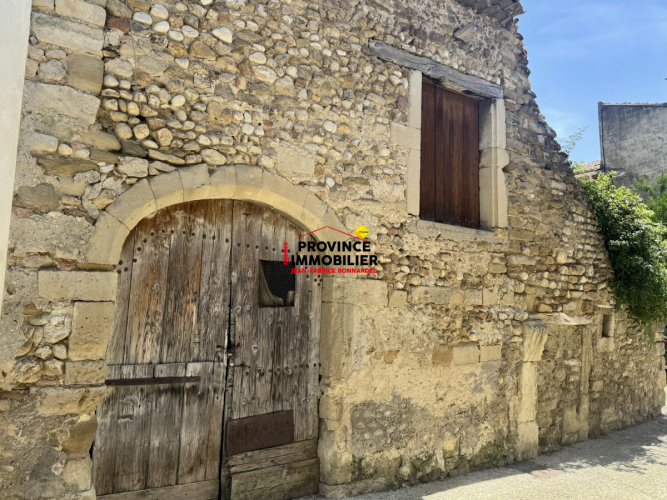 Remise en pierre avec jardin