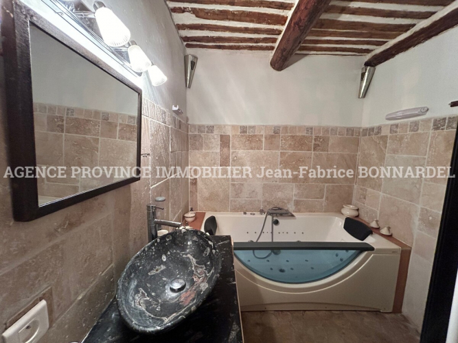 Maison de village en pierres meublée