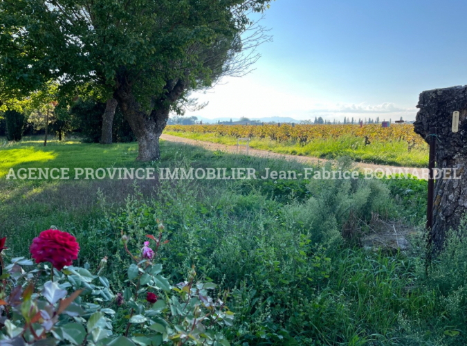 En campagne avec vue dégagée sur les vignes et fort potentiel